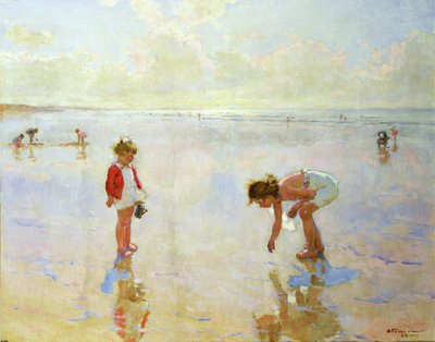 Beach Scene by Charles Garabed Atamian